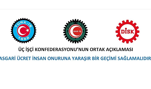 Sendikaların asgari ücret çağrısı: "İnsan onuruna yaraşır ücret belirlenmeli"