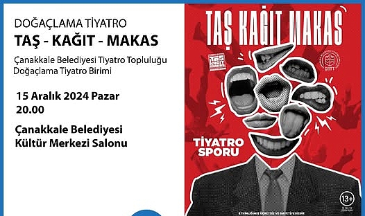 Taş-Kağıt-Makas sahne alıyor