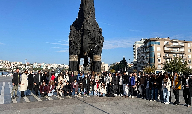 TroyMUN kapsamında katılımcılar Çanakkale'yi gezdi