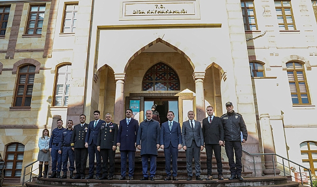 Vali Toraman'dan Biga Kaymakamlığı ziyareti