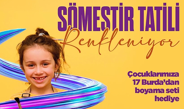 17 Burda AVM'den çocuklara karne hediyesi