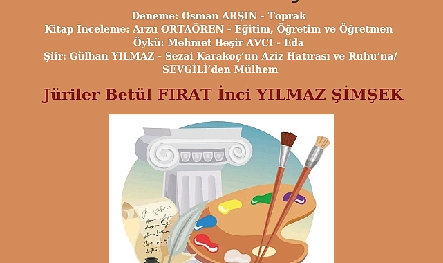 2024 ESANMEL Edebiyat Yarışması kazananları açıklandı