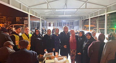 AK Parti Çan İlçe Teşkilatı Miraç Kandili'ni Karşıyaka Camii'nde kutladı