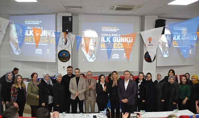 AK Parti Çan Kadın Kolları Başkanlığına Öznur Gündüz seçildi