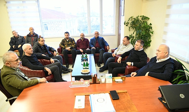 AK Parti heyetinden Terzialan Belediyesi'ne ziyaret