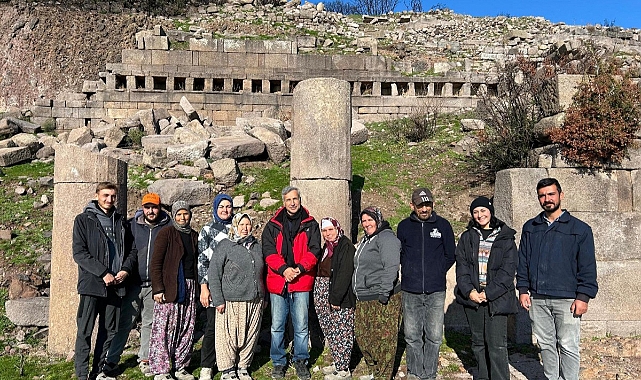 Assos Antik Kentinde Erken Osmanlı Dönemine ait hamam bulundu