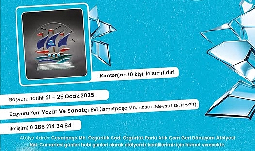 Atık Cam Geri Dönüşüm Atölyesi başvuruları başladı!