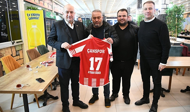 Ayhan Gider’den Çan’a ziyaret