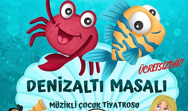 Ayvacık Belediyesi’nden çocuklara özel tiyatro: “Denizaltı Masalı”