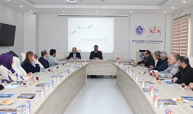 Biga TSO’da Nitelikli İşgücü Yetiştirme Programı Tanıtım Toplantısı düzenlendi