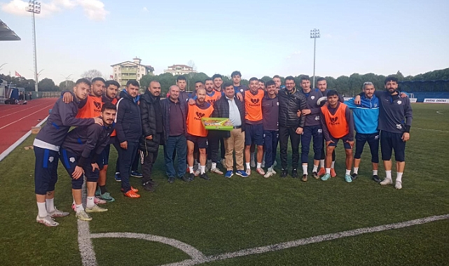 Bigaspor’a moral desteği