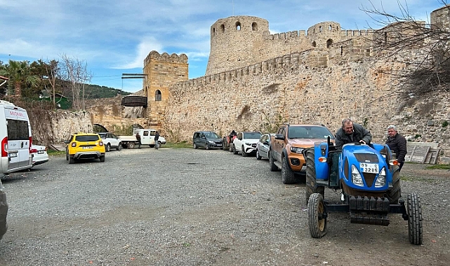 Bozcaada'da 44 araca UTTS takıldı