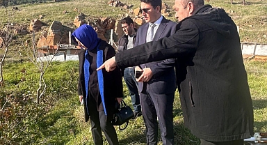 Bozcaada Kaymakamlığı'ndan sosyal tesis çalışmaları hızla devam ediyor