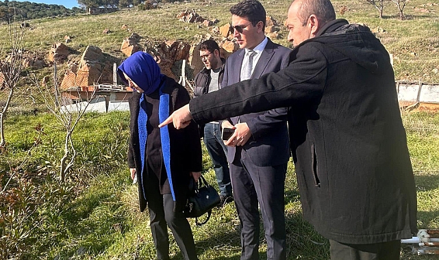 Bozcaada Kaymakamlığı'ndan sosyal tesis çalışmaları hızla devam ediyor