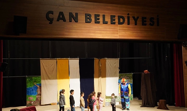 Çan Belediyesi, "Sirkten Kaçan Palyaço" etkinliği ile çocukları eğlendirdi