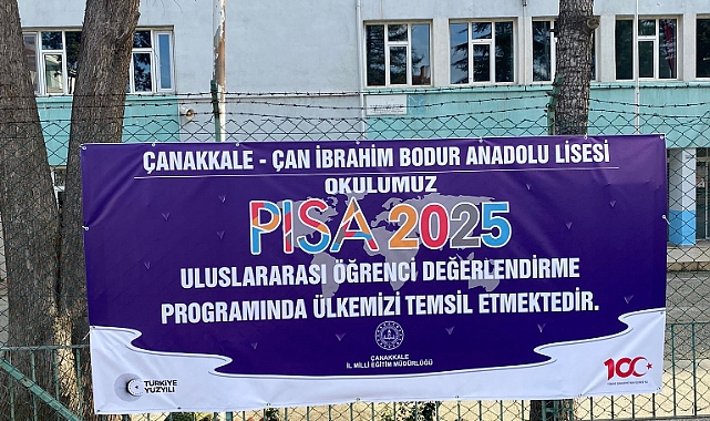 Çan İbrahim Bodur Anadolu Lisesi, PISA 2025'e katılacak