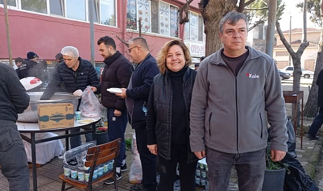 Çan Küçük Sanayi Sitesi’nde pilav hayrı