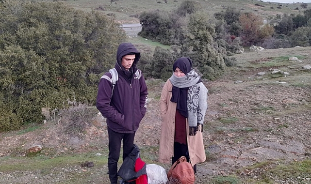 Çanakkale Ayvacık'ta 2 düzensiz göçmen yakalandı