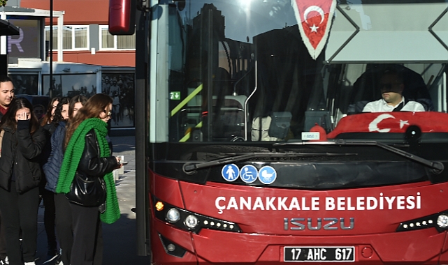 Çanakkale Belediyesi’nden öğrencilere özel abonman uygulaması başladı
