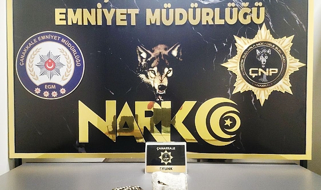 Çanakkale’de uyuşturucu operasyonu: 1 şahıs tutuklandı