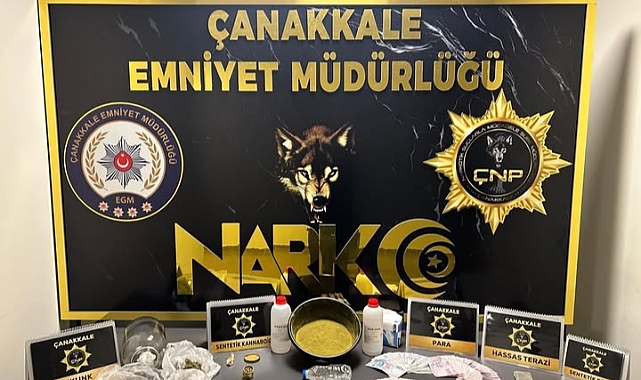 Çanakkale'de uyuşturucu operasyonu