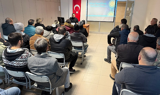 Çanakkale'de yükümlülere yönelik Miraç Kandili programı