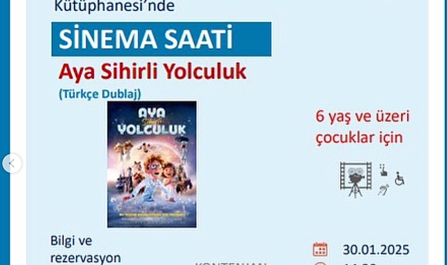 Çanakkale İl Halk Kütüphanesi’nde Sinema Saati!
