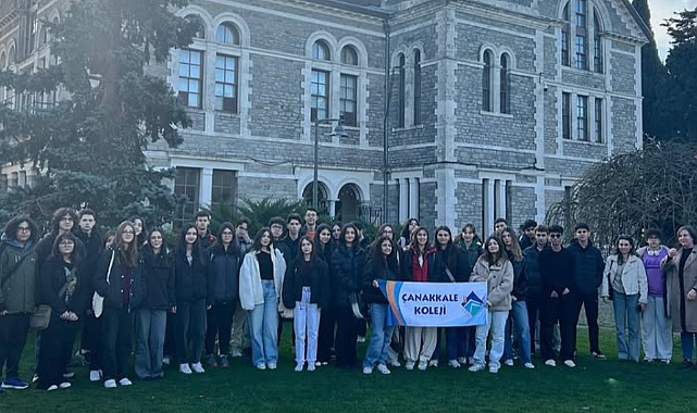 Çanakkale Koleji öğrencileri İstanbul’daki üniversiteleri ziyaret etti