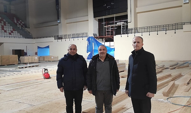 Çanakkale Spor Salonu yatırımında sona yaklaşıldı