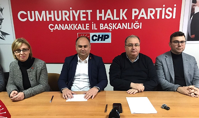 CHP Çanakkale İl Başkanlığı'nda gündeme dair açıklamalar