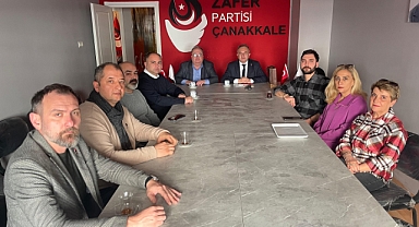 CHP Çanakkale İl Başkanlığı'ndan Zafer Partisi’ne ziyaret