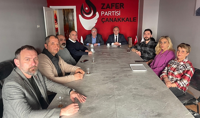 CHP Çanakkale İl Başkanlığı'ndan Zafer Partisi’ne ziyaret