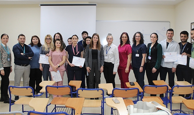 ÇOMÜ Hastanesi hemşirelerine teşekkür belgesi