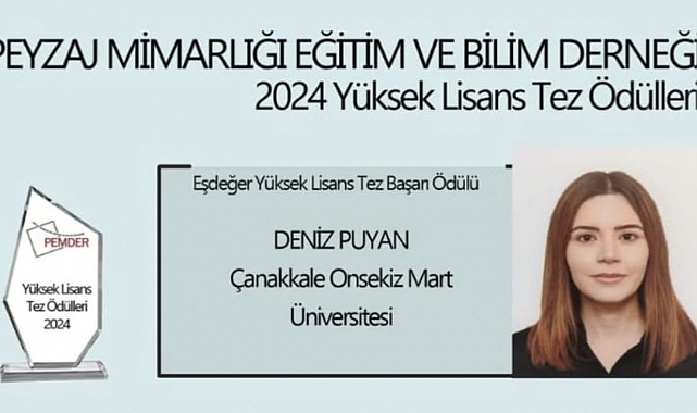 ÇOMÜ’ye PEMDER’den başarı ödülü