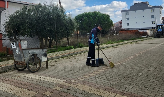 Dalyan Mahallesi’nde temizlik çalışması