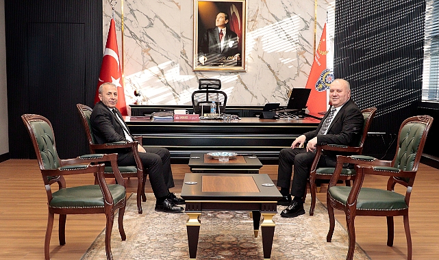 Fahrettin Ersoy'dan İl Emniyet Müdürü Kenan Kurt'a ziyaret