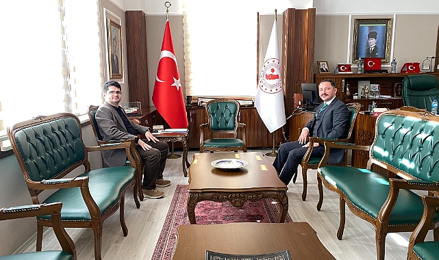 Fatih Eroğlu’ndan Biga Kaymakamı Ercan Kayabaşı’na ziyaret