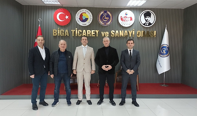 Ferhat Mehmet Bayhan Biga TSO'yu ziyaret etti