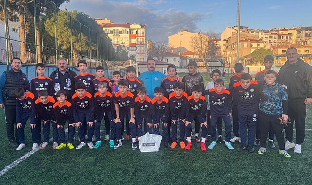 Geliboluspor Kulübü U-13 takımına moral ziyareti
