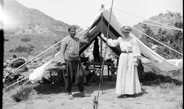Gertrude Bell'in Troya ziyareti