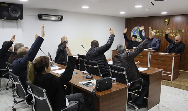 Geyikli Belediye Meclisi 2025 yılı ilk toplantısını gerçekleştirdi