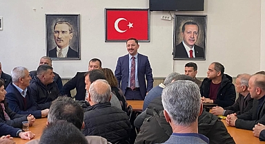 Kaymakam Kayabaşı, Biga Muhtarlar Derneği'ni ziyaret etti