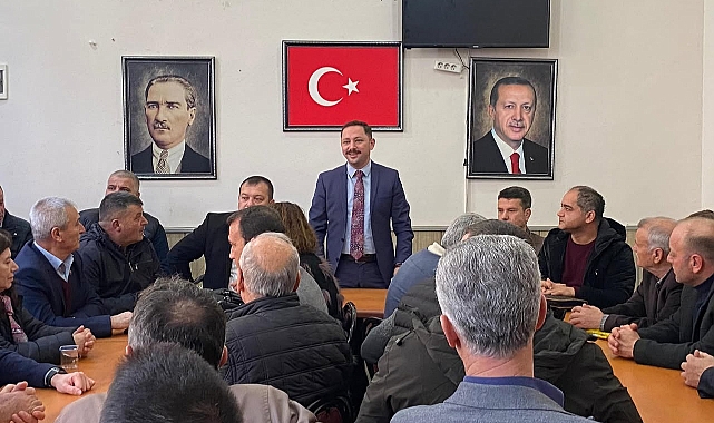 Kaymakam Kayabaşı, Biga Muhtarlar Derneği'ni ziyaret etti