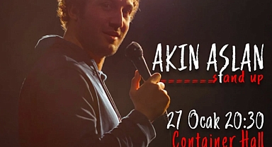 Komedyen Akın Aslan Çanakkale’de Stand-Up rüzgarı estirecek!
