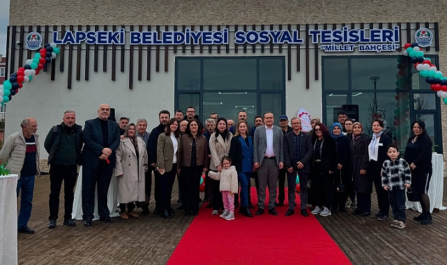 Lapseki'de Sosyal Tesisler 3 açıldı