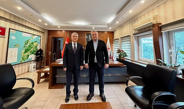 Mevlüt Oruçoğlu'ndan Abdullah Borca'ya hayırlı olsun ziyareti