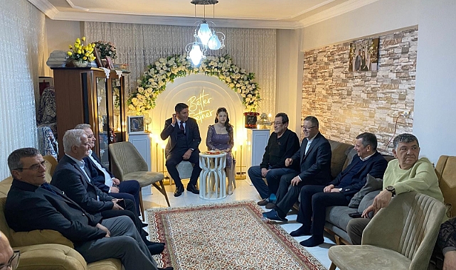 Özkan Mercan ve İpek İşgüzar'ın nişan töreninde önemli isimler yer aldı