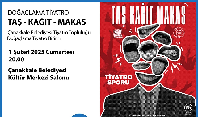 “Taş-Kağıt-Makas” sahne alacak