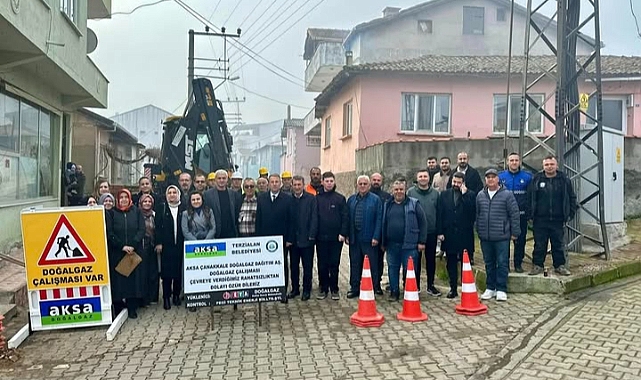 Terzialan Beldesine doğalgaz müjdesi