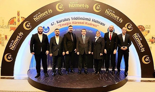 Vedat Yılmaz'dan Hizmet-İş Sendikası'nın 47. yıldönümü mesajı